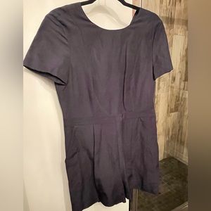 Banana Republic navy blue shorts romper